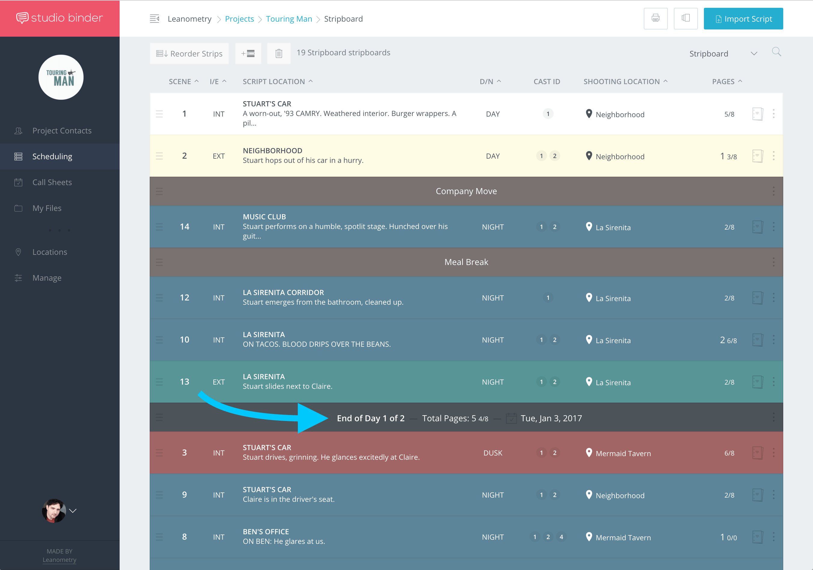 How to Make a Shooting Schedule