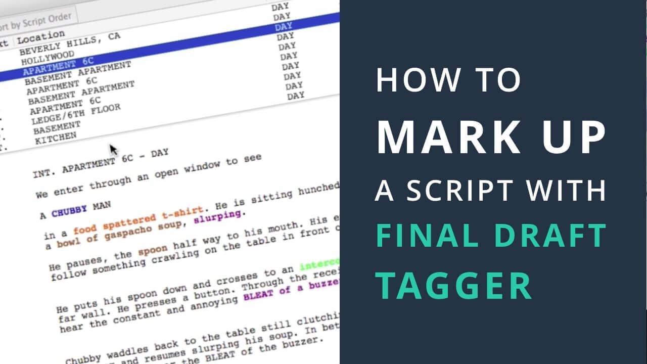 final draft tagger error parsing xml