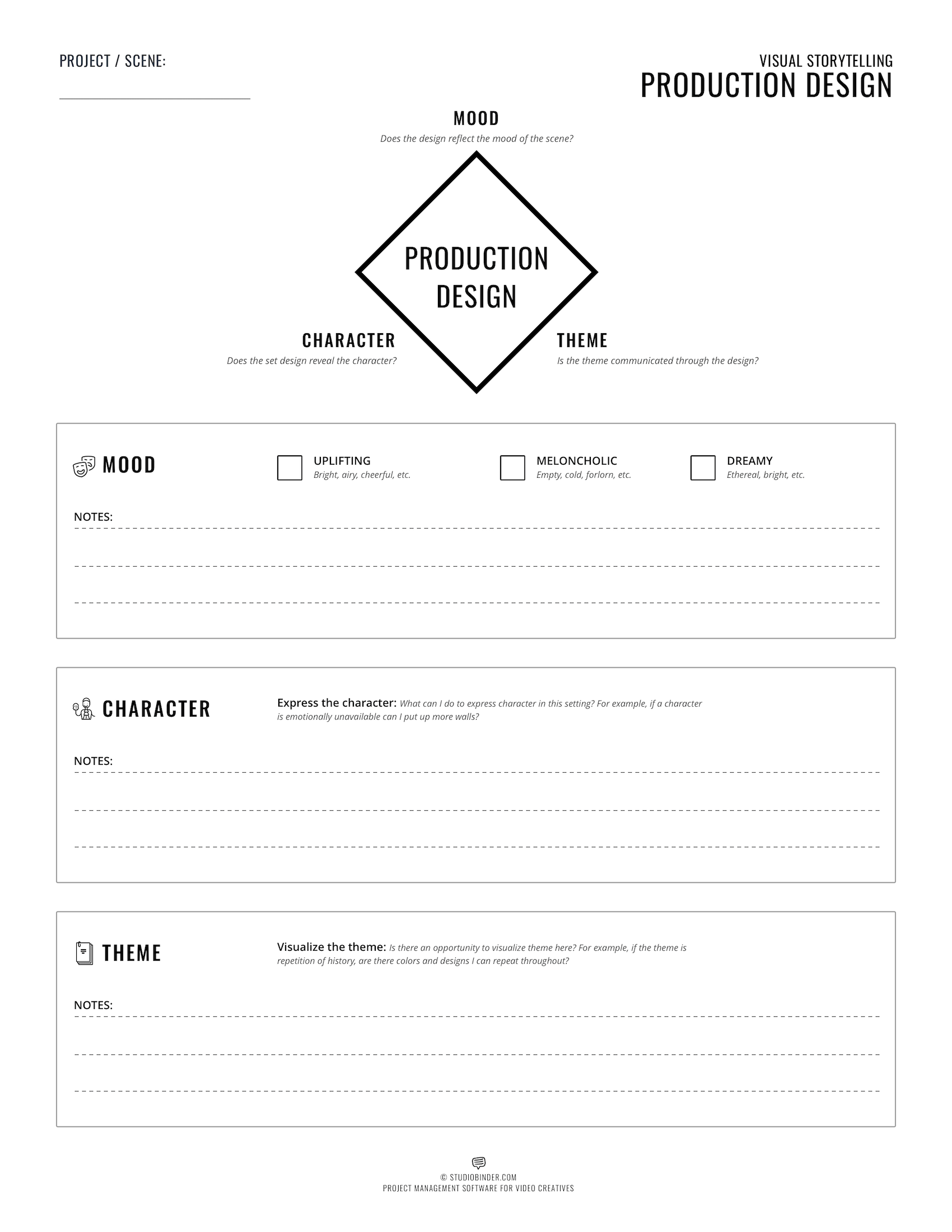 Visual Storytelling - Production Design