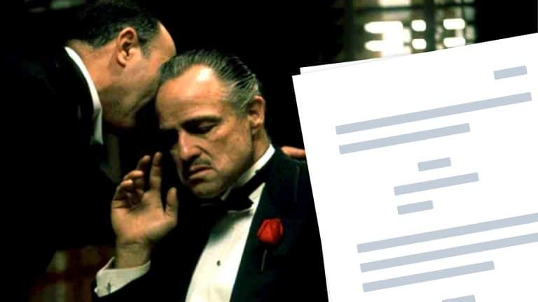 The Godfather Script Teardown - Featured