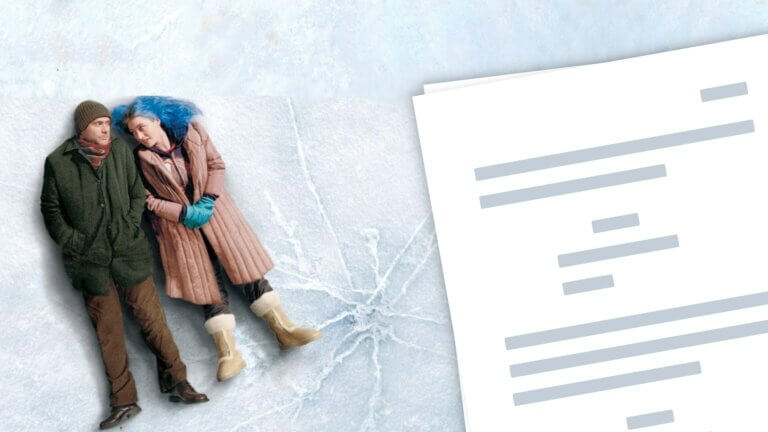 Eternal Sunshine of the Spotless Mind Script Featured