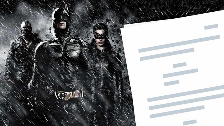 The Dark Knight Rises Script PDF Download Ending, Quotes, and Characters - Featured