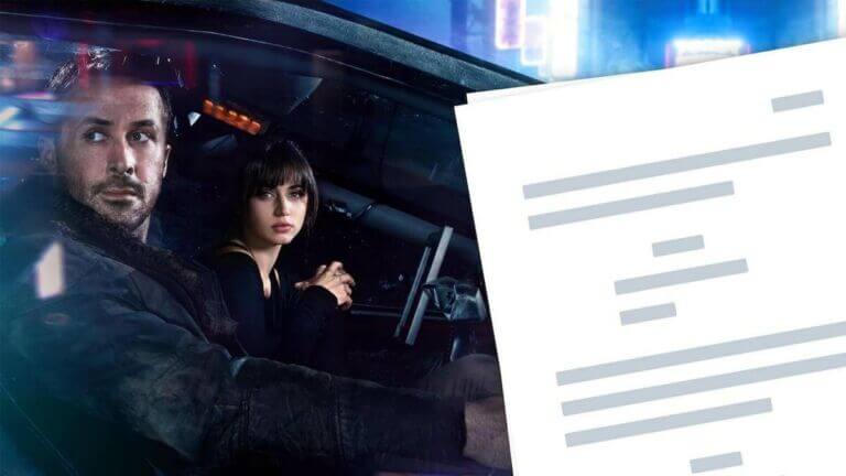 Blade Runner 2049 Script PDF — Download and Analysis - StudioBinder