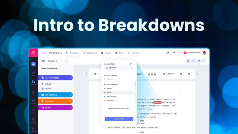Free Video Course Intro to Script Breakdowns StudioBinder Tutorials